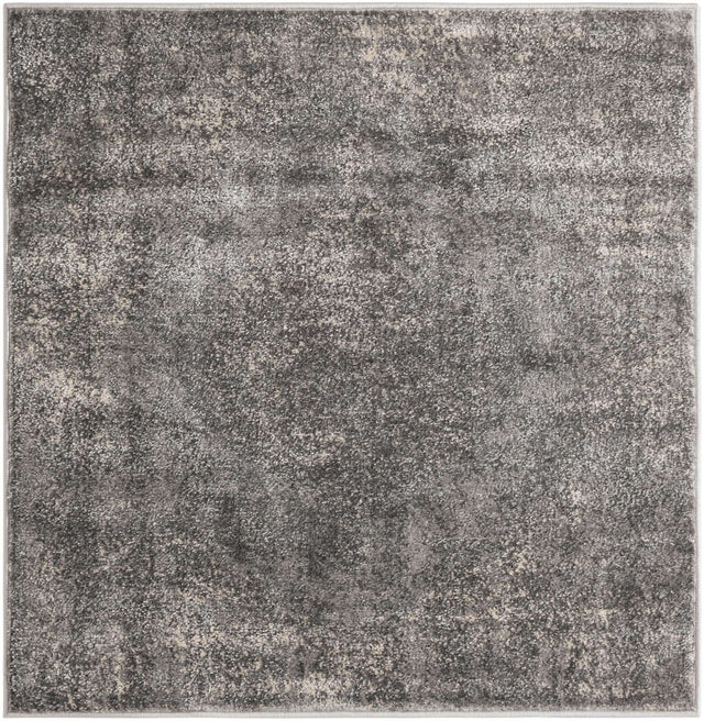 Gray 4' 1 x 4' 1 Portland Square Area Rug 85% Polypropylene & 15% Polyester Vintage Distressed Traditional Carpet for Home Decor for Sale at Rug Engine