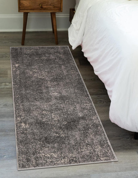 Gray 2' 2 x 12' Portland Runner Area Rug 85% Polypropylene & 15% Polyester Vintage Distressed Traditional Carpet for Home Decor for Sale at Rug Engine