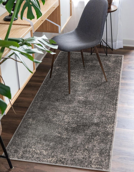 Gray 2' 7 x 13' 1 Portland Runner Area Rug 85% Polypropylene & 15% Polyester Vintage Distressed Traditional Carpet for Home Decor for Sale at Rug Engine