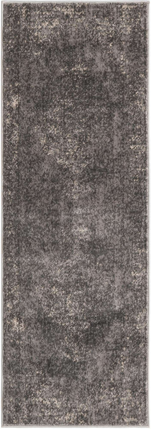 Gray 2' x 6' 1 Portland Runner Area Rug 85% Polypropylene & 15% Polyester Vintage Distressed Traditional Carpet for Home Decor for Sale at Rug Engine