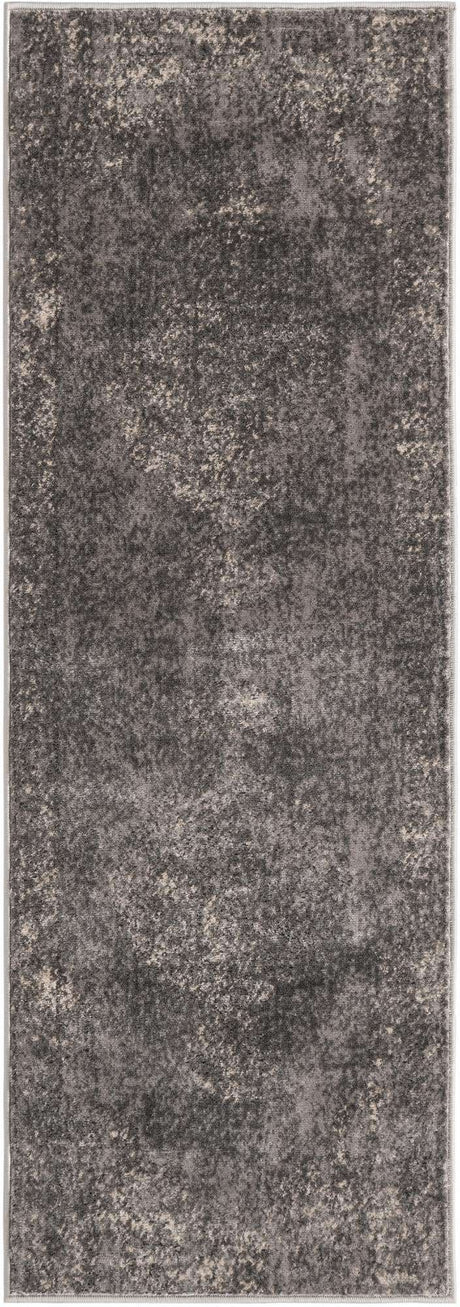 Gray 2' x 6' 1 Portland Runner Area Rug 85% Polypropylene & 15% Polyester Vintage Distressed Traditional Carpet for Home Decor for Sale at Rug Engine