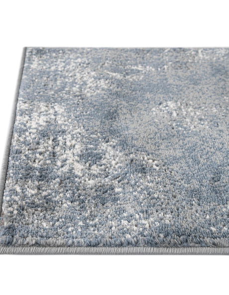 Blue 5' 3 x 5' 3 Portland Square Area Rug 85% Polypropylene & 15% Polyester Vintage Distressed Traditional Carpet for Home Decor for Sale at Rug Engine