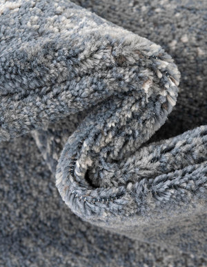 Blue 5' 3 x 5' 3 Portland Square Area Rug 85% Polypropylene & 15% Polyester Vintage Distressed Traditional Carpet for Home Decor for Sale at Rug Engine