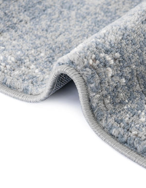 Blue 5' 3 x 5' 3 Portland Square Area Rug 85% Polypropylene & 15% Polyester Vintage Distressed Traditional Carpet for Home Decor for Sale at Rug Engine