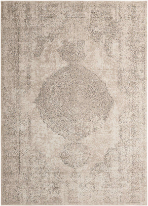 Ivory 7' 10 x 11' Portland Rectangle Area Rug 85% Polypropylene & 15% Polyester Vintage Distressed Traditional Carpet for Home Decor for Sale at Rug Engine
