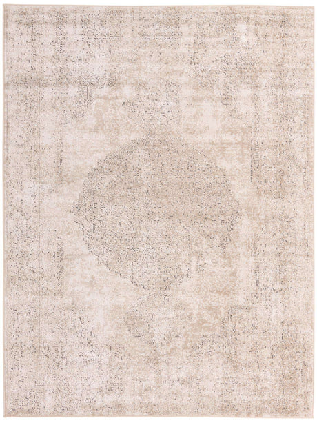 Ivory 7' 10 x 10' Portland Rectangle Area Rug 85% Polypropylene & 15% Polyester Vintage Distressed Traditional Carpet for Home Decor for Sale at Rug Engine