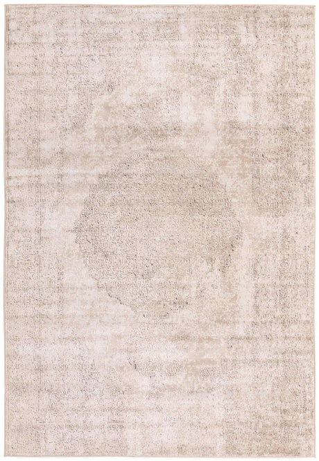 Ivory 7' 1 x 10' Portland Rectangle Area Rug 85% Polypropylene & 15% Polyester Vintage Distressed Traditional Carpet for Home Decor for Sale at Rug Engine