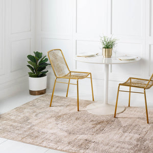 Ivory 2' 2 x 3' 1 Portland Rectangle Area Rug 85% Polypropylene & 15% Polyester Vintage Distressed Traditional Carpet for Home Decor for Sale at Rug Engine