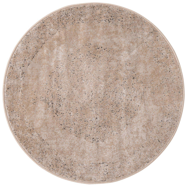 Ivory 3' 1 x 3' 1 Portland Round Area Rug 85% Polypropylene & 15% Polyester Vintage Distressed Traditional Carpet for Home Decor for Sale at Rug Engine
