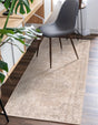 Ivory 2' 2 x 12' Portland Runner Area Rug 85% Polypropylene & 15% Polyester Vintage Distressed Traditional Carpet for Home Decor for Sale at Rug Engine