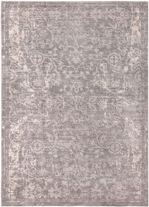 Gray 10' x 14' 1 Portland Rectangle Area Rug 85% Polypropylene & 15% Polyester Vintage Distressed Traditional Carpet for Home Decor for Sale at Rug Engine