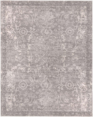 Gray 10' x 13' 1 Portland Rectangle Area Rug 85% Polypropylene & 15% Polyester Vintage Distressed Traditional Carpet for Home Decor for Sale at Rug Engine