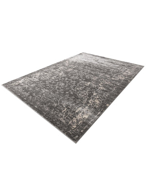 Gray 7' 10 x 11' Portland Rectangle Area Rug 85% Polypropylene & 15% Polyester Vintage Distressed Traditional Carpet for Home Decor for Sale at Rug Engine