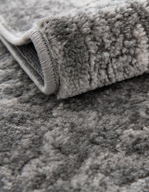 Gray 6' 1 x 9' Portland Rectangle Area Rug 85% Polypropylene & 15% Polyester Vintage Distressed Traditional Carpet for Home Decor for Sale at Rug Engine