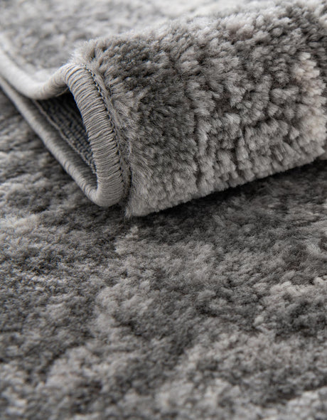 Gray 7' 10 x 11' Portland Rectangle Area Rug 85% Polypropylene & 15% Polyester Vintage Distressed Traditional Carpet for Home Decor for Sale at Rug Engine