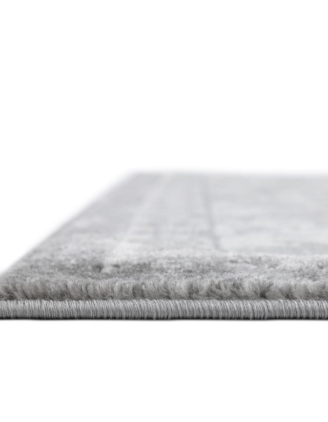 Gray 7' 10 x 11' Portland Rectangle Area Rug 85% Polypropylene & 15% Polyester Vintage Distressed Traditional Carpet for Home Decor for Sale at Rug Engine