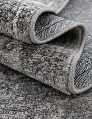 Gray 6' 1 x 9' Portland Rectangle Area Rug 85% Polypropylene & 15% Polyester Vintage Distressed Traditional Carpet for Home Decor for Sale at Rug Engine