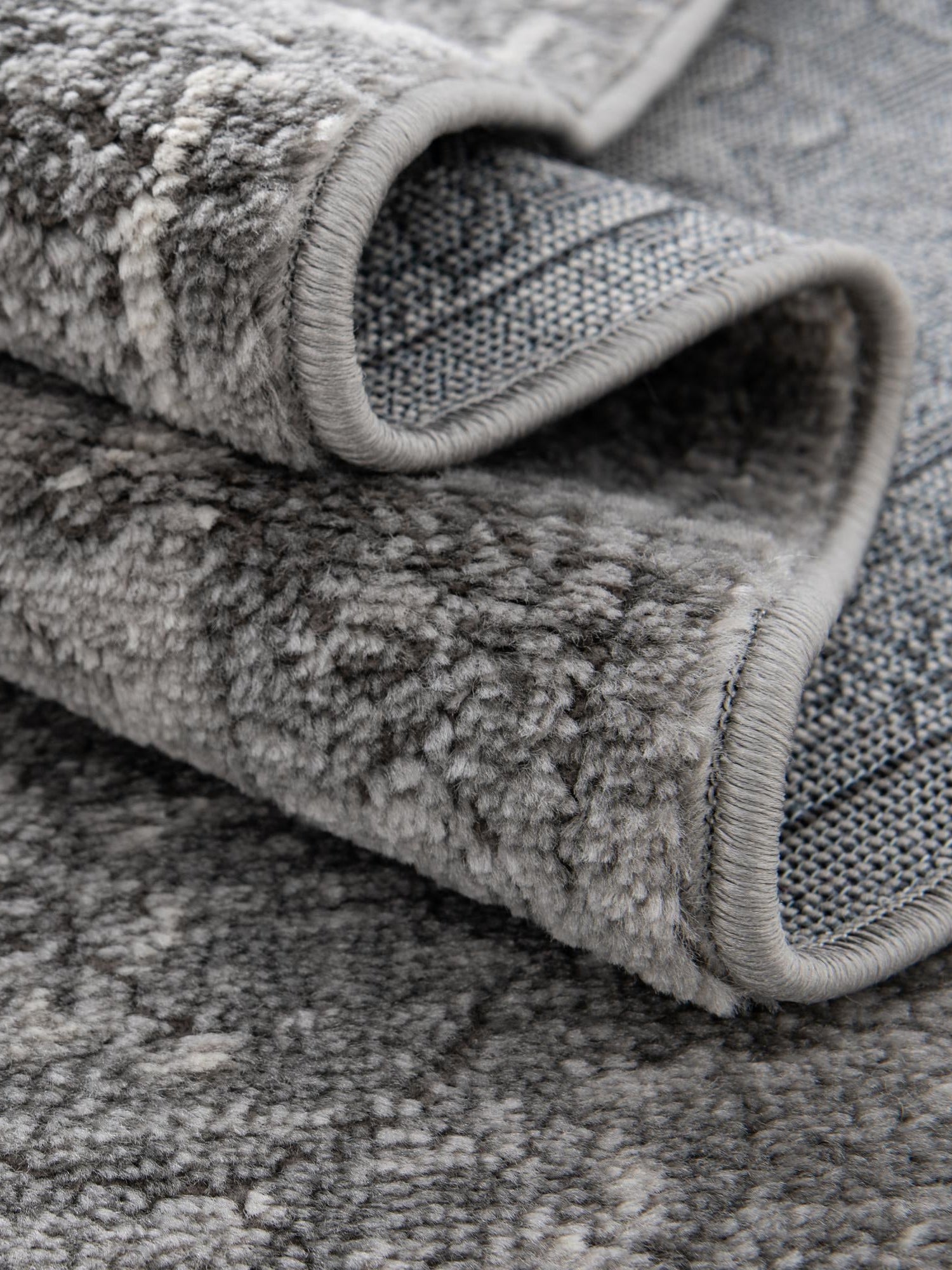 Gray 7' 10 x 11' Portland Rectangle Area Rug 85% Polypropylene & 15% Polyester Vintage Distressed Traditional Carpet for Home Decor for Sale at Rug Engine