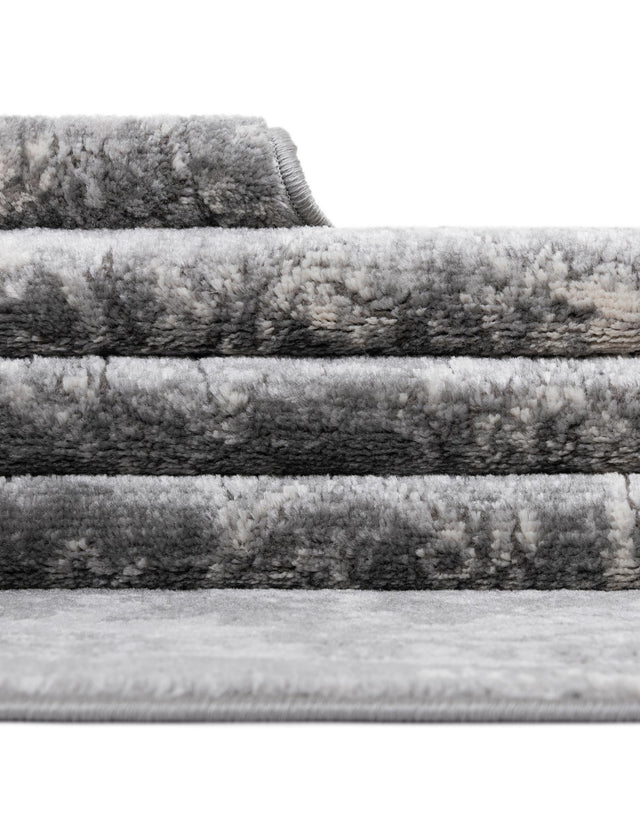 Gray 7' 10 x 11' Portland Rectangle Area Rug 85% Polypropylene & 15% Polyester Vintage Distressed Traditional Carpet for Home Decor for Sale at Rug Engine