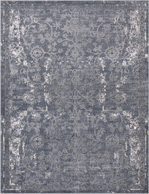 Blue 10' x 13' 1 Portland Rectangle Area Rug 85% Polypropylene & 15% Polyester Vintage Distressed Traditional Carpet for Home Decor for Sale at Rug Engine