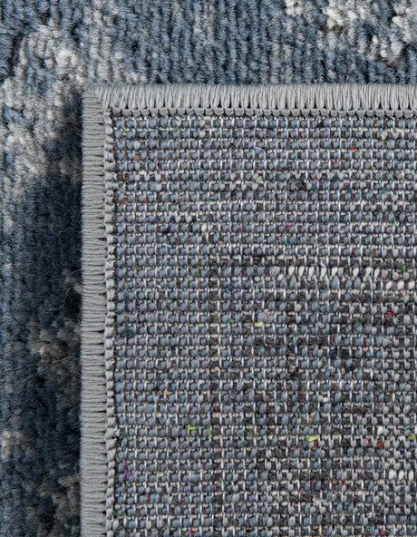 Blue 10' x 10' Portland Square Area Rug 85% Polypropylene & 15% Polyester Vintage Distressed Traditional Carpet for Home Decor for Sale at Rug Engine