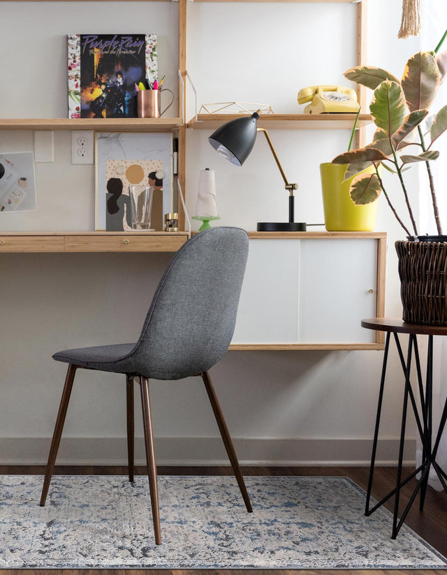 Navy Blue 2' 7 x 12' Portland Runner Area Rug 85% Polypropylene & 15% Polyester Vintage Distressed Traditional Carpet for Home Decor for Sale at Rug Engine