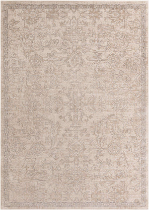 Ivory 10' x 14' 1 Portland Rectangle Area Rug 85% Polypropylene & 15% Polyester Vintage Distressed Traditional Carpet for Home Decor for Sale at Rug Engine