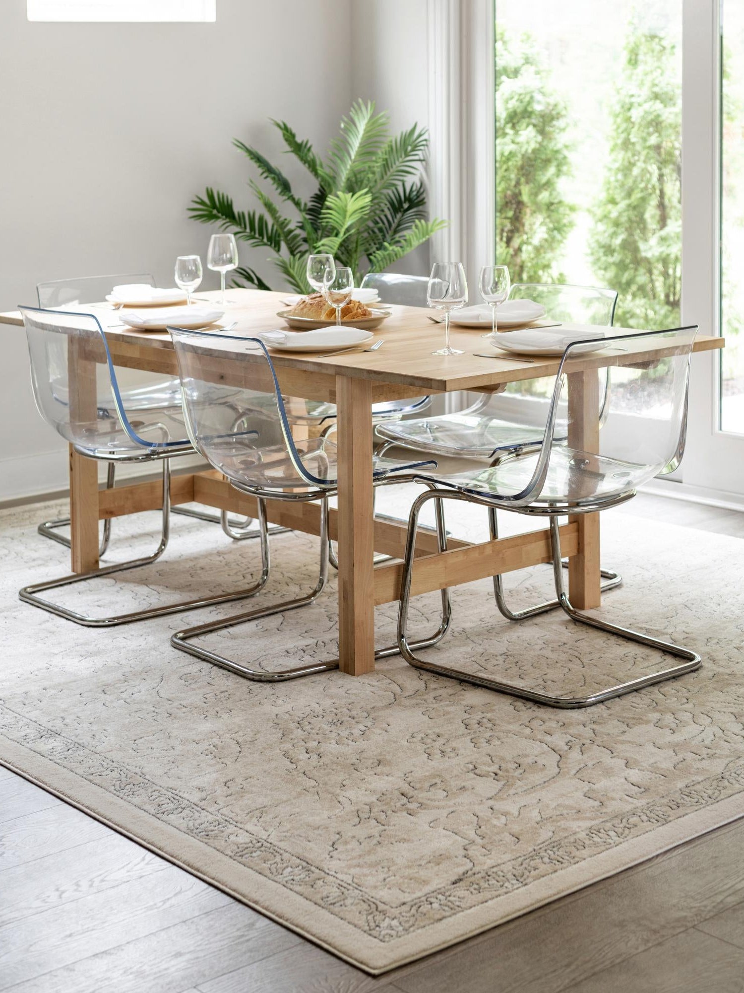 Ivory 10' x 14' 1 Portland Rectangle Area Rug 85% Polypropylene & 15% Polyester Vintage Distressed Traditional Carpet for Home Decor for Sale at Rug Engine