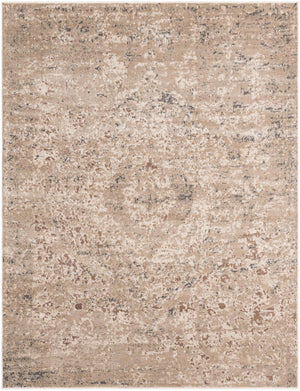 Beige 7' 10 x 10' Portland Rectangle Area Rug 85% Polypropylene & 15% Polyester Vintage Distressed Traditional Carpet for Home Decor for Sale at Rug Engine