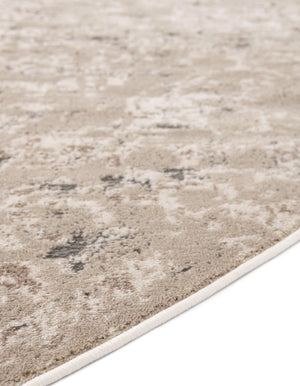 Beige 7' 10 x 7' 10 Portland Round Area Rug 85% Polypropylene & 15% Polyester Vintage Distressed Traditional Carpet for Home Decor for Sale at Rug Engine