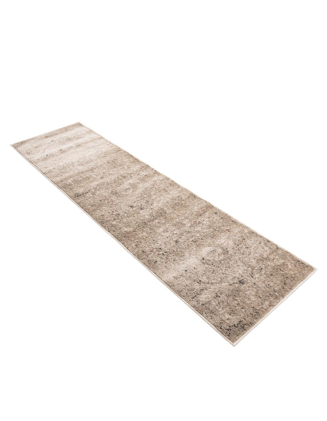 Beige 2' x 8' Portland Runner Area Rug 85% Polypropylene & 15% Polyester Vintage Distressed Traditional Carpet for Home Decor for Sale at Rug Engine