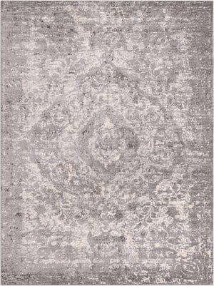 Gray 10' x 13' 1 Portland Rectangle Area Rug 85% Polypropylene & 15% Polyester Vintage Distressed Traditional Carpet for Home Decor for Sale at Rug Engine