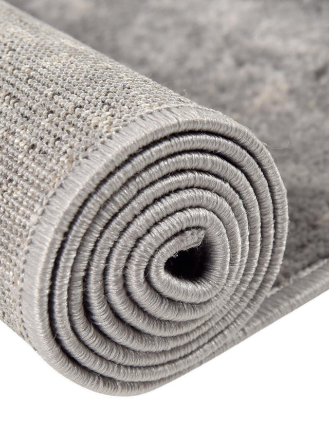 Gray 4' 1 x 4' 1 Portland Square Area Rug 85% Polypropylene & 15% Polyester Vintage Distressed Traditional Carpet for Home Decor for Sale at Rug Engine