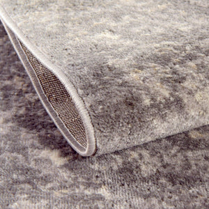 Gray 7' 10 x 11' Portland Rectangle Area Rug 85% Polypropylene & 15% Polyester Vintage Distressed Traditional Carpet for Home Decor for Sale at Rug Engine