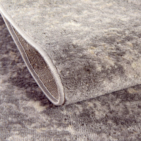 Gray 7' 10 x 11' Portland Rectangle Area Rug 85% Polypropylene & 15% Polyester Vintage Distressed Traditional Carpet for Home Decor for Sale at Rug Engine