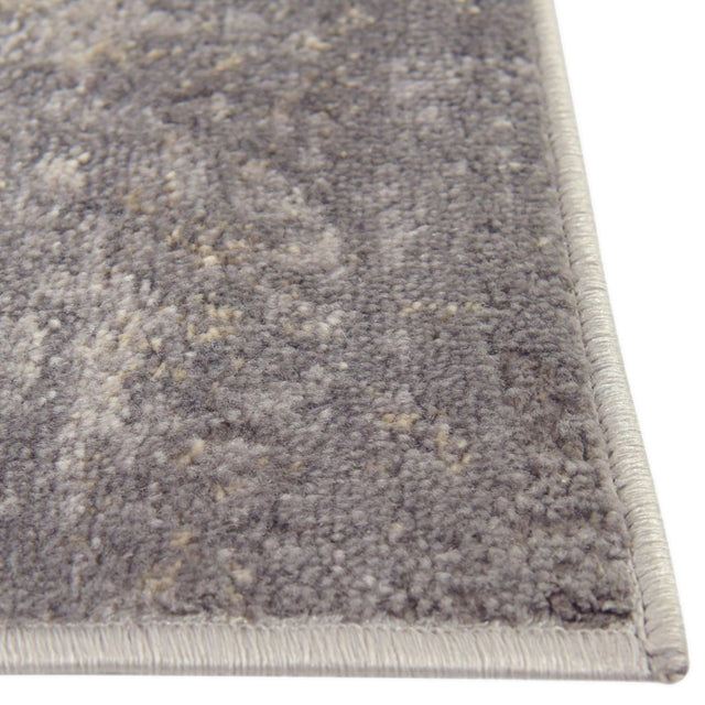 Gray 7' 10 x 11' Portland Rectangle Area Rug 85% Polypropylene & 15% Polyester Vintage Distressed Traditional Carpet for Home Decor for Sale at Rug Engine