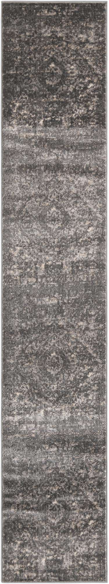Gray 2' 2 x 12' Portland Runner Area Rug 85% Polypropylene & 15% Polyester Vintage Distressed Traditional Carpet for Home Decor for Sale at Rug Engine