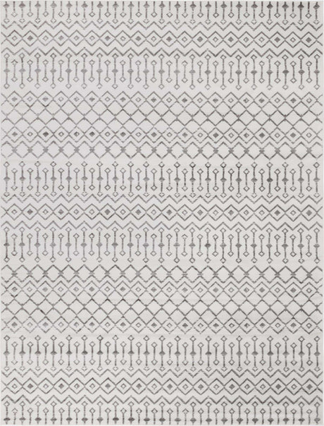 Ivory 10' x 13' Moroccan Trellis Rectangle Rug
