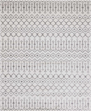 Ivory 7' 10 x 10' Moroccan Trellis Rectangle Area Rug