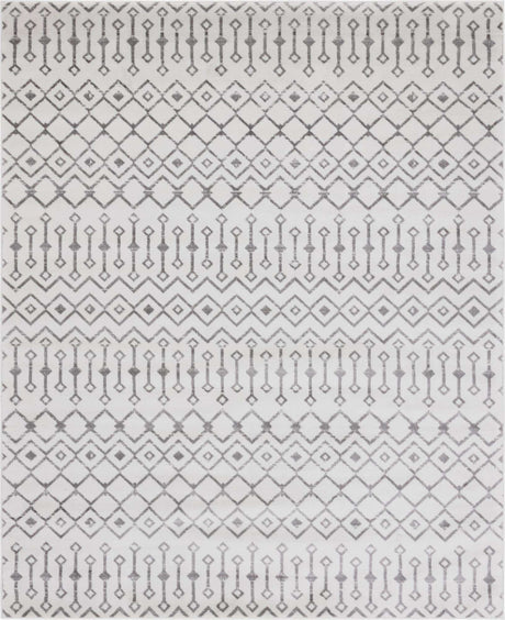 Ivory 8' x 10' Moroccan Trellis Rectangle Rug