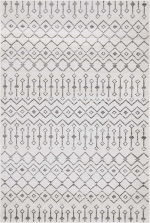 Ivory 6' x 9' Moroccan Trellis Rectangle Rug