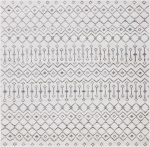 Ivory 7' 10 x 7' 10 Moroccan Trellis Square Area Rug