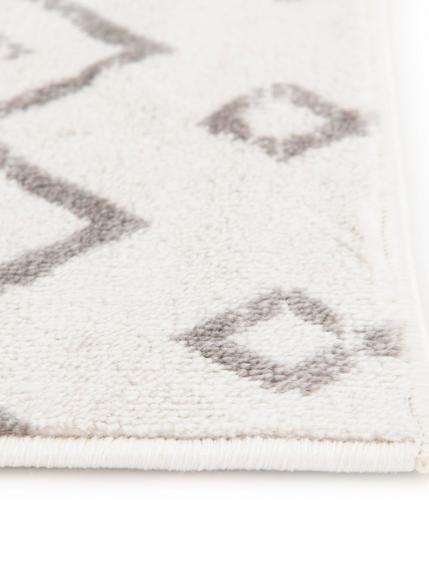 Ivory 2' x 9' 10 Moroccan Trellis Runner Area Rug 100% Polypropylene Easy Clean Geometric Traditional Carpet for Interior Design Home Decor for Sale at Rug Engine