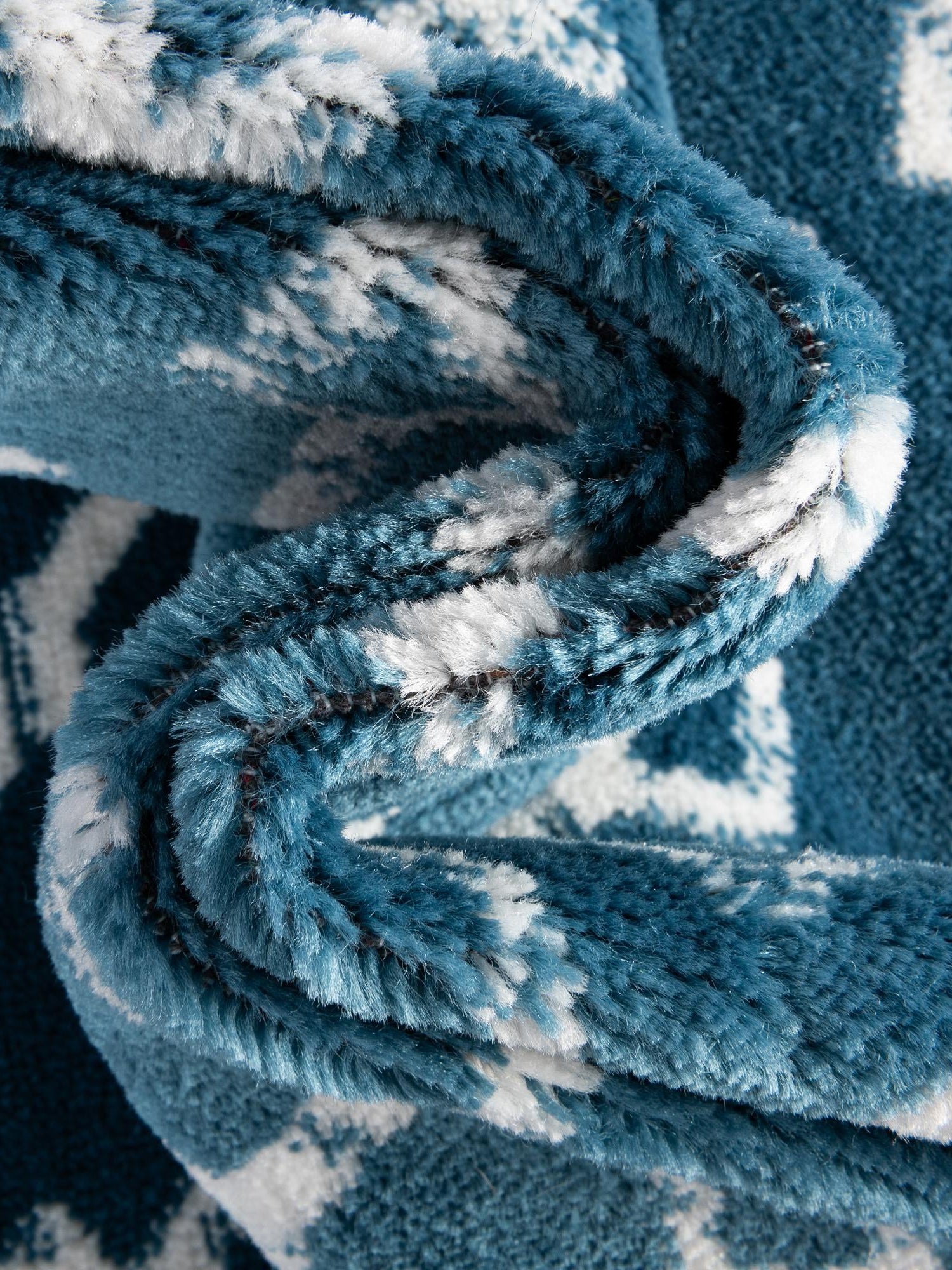 Blue 2' x 9' 10 Moroccan Trellis Runner Area Rug 100% Polypropylene Easy Clean Geometric Traditional Carpet for Interior Design Home Decor for Sale at Rug Engine