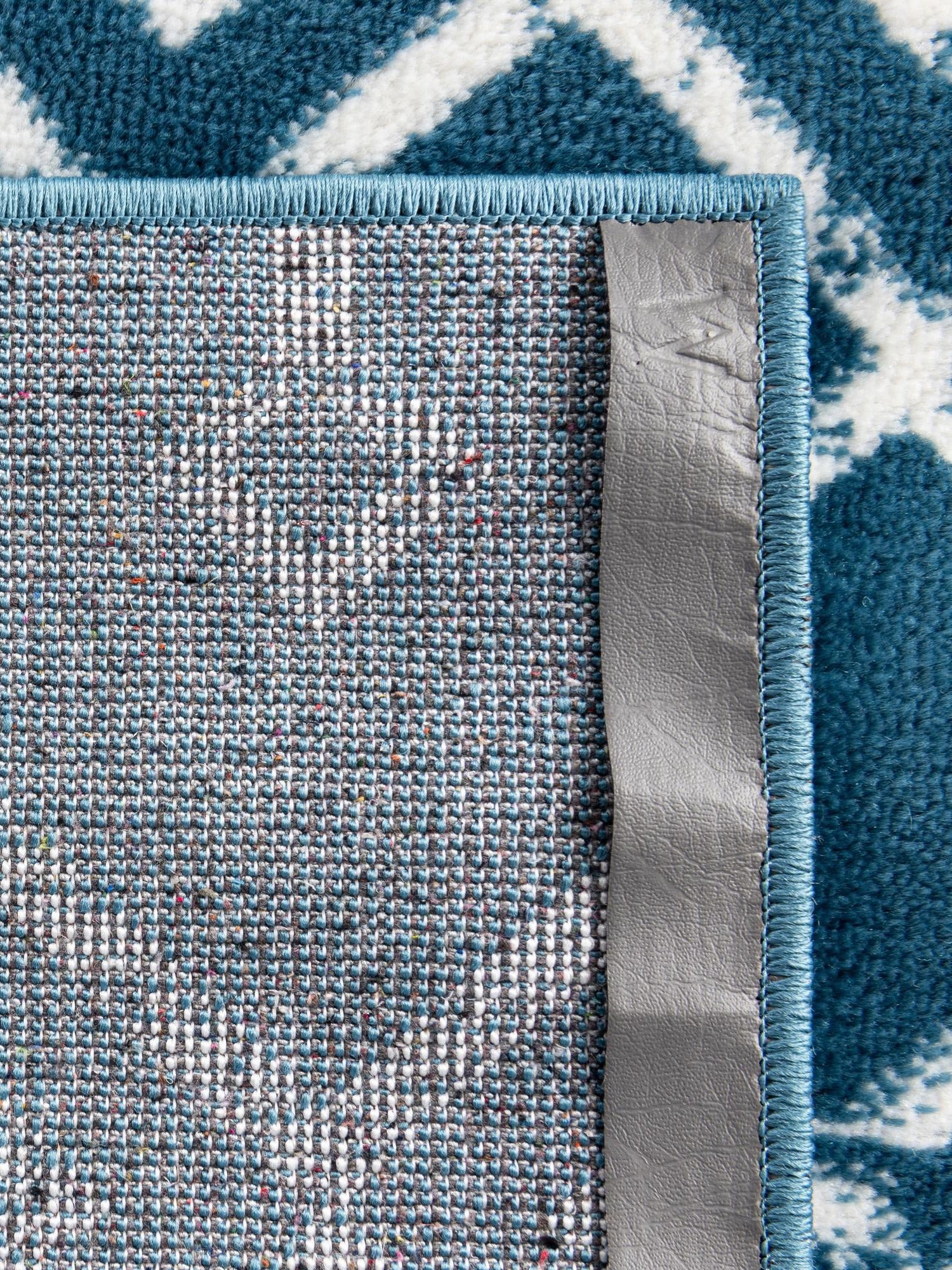 Blue 2' x 9' 10 Moroccan Trellis Runner Area Rug 100% Polypropylene Easy Clean Geometric Traditional Carpet for Interior Design Home Decor for Sale at Rug Engine