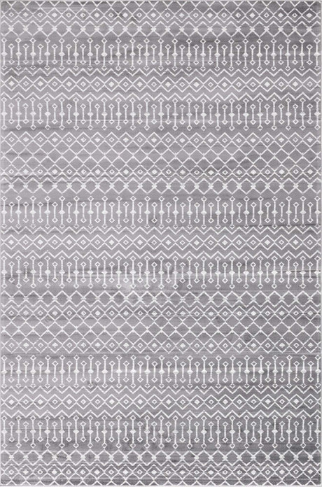 Gray 11' x 16' 5 Moroccan Trellis