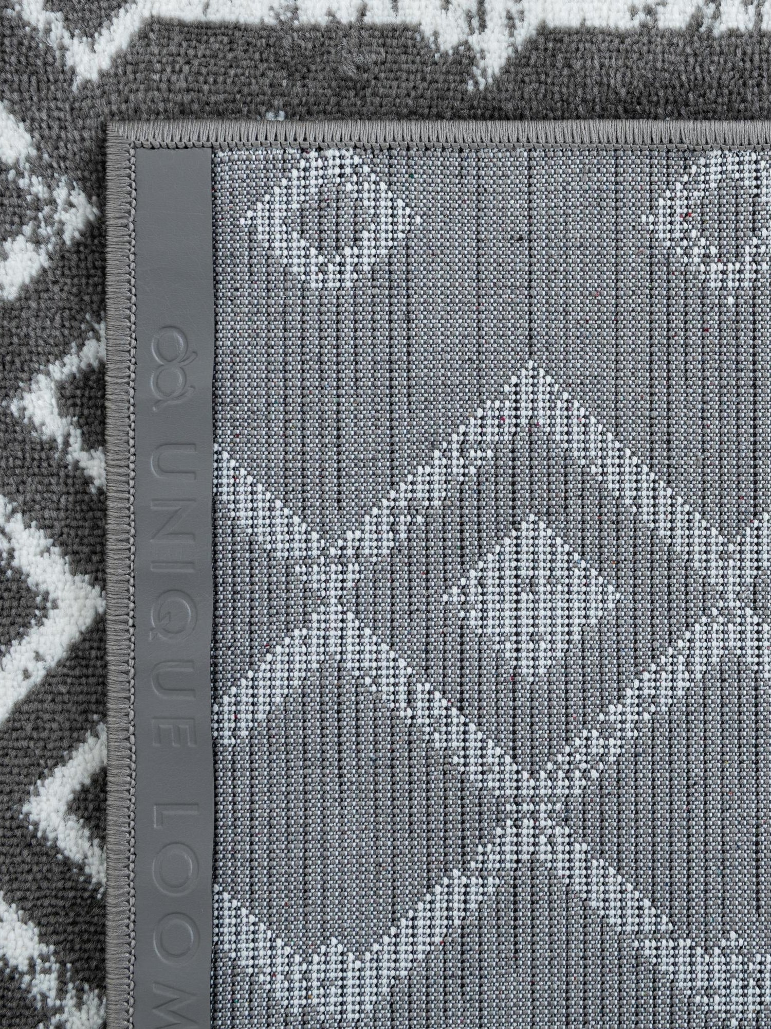Gray 2' 6 x 8' 2 Moroccan Trellis Runner Area Rug 100% Polypropylene Easy Clean Geometric Traditional Carpet for Interior Design Home Decor for Sale at Rug Engine