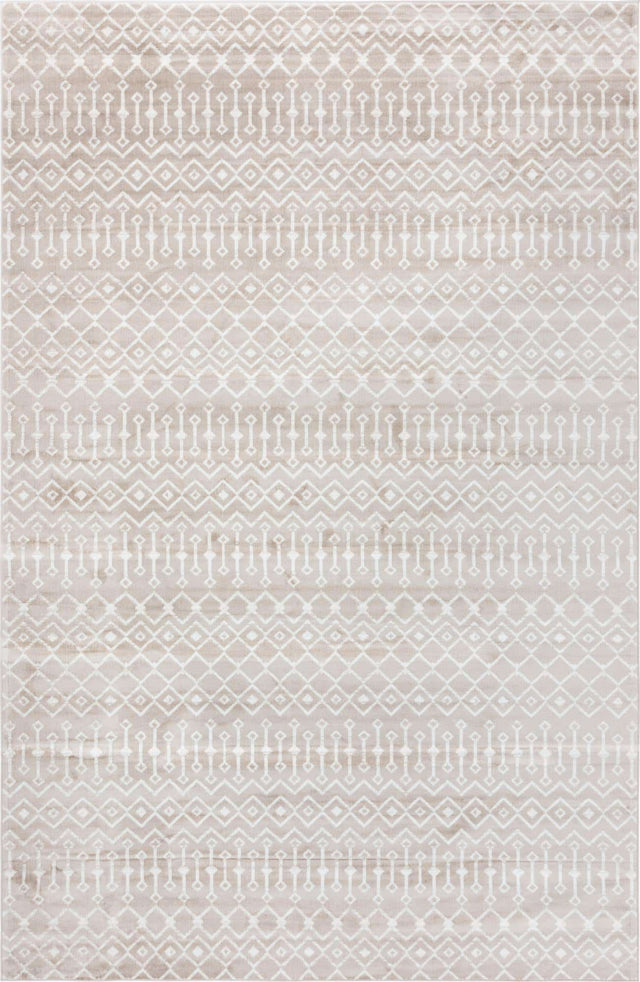 Beige 11' x 16' 5 Moroccan Trellis