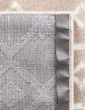 Beige 12' x 12' Moroccan Trellis Square Rug