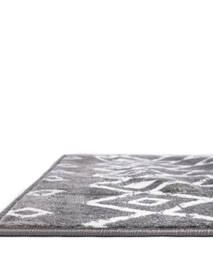 Light Gray 2' x 10' Moroccan Trellis Runner Rug
